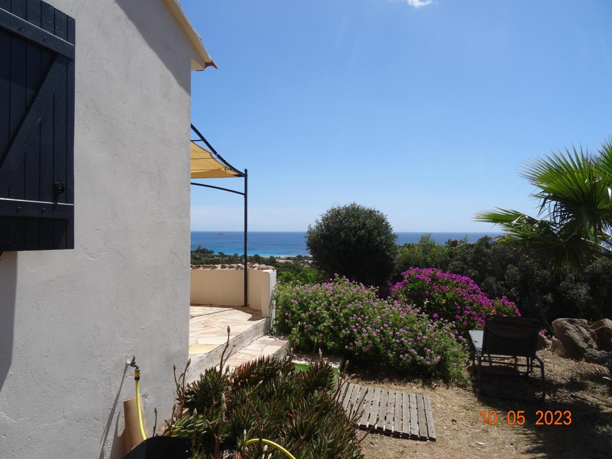 Villa Independante 2/5 Personnes - Palombaggia Vue Mer Magnifique Porto Vecchio Bagian luar foto