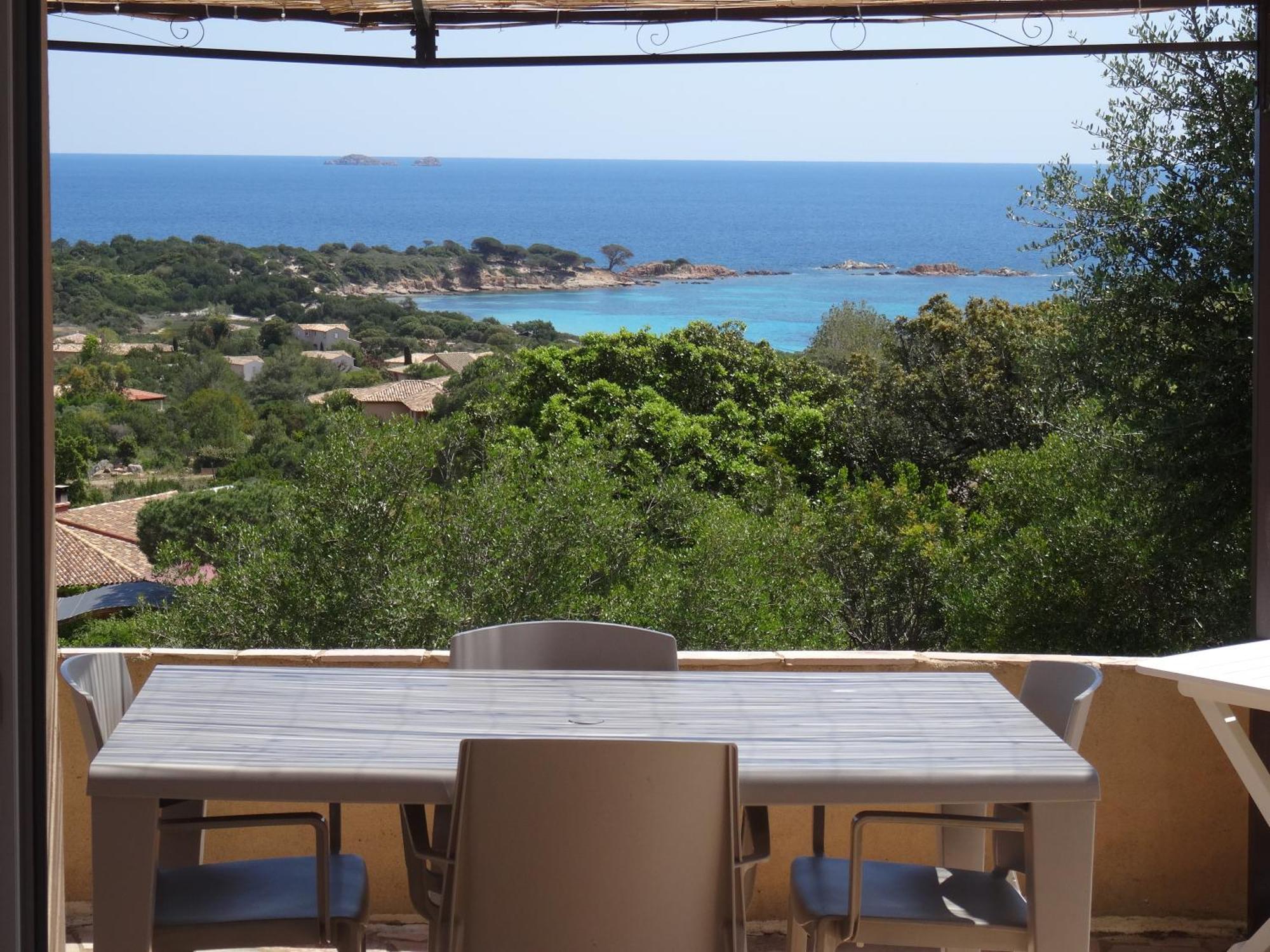 Villa Independante 2/5 Personnes - Palombaggia Vue Mer Magnifique Porto Vecchio Bagian luar foto
